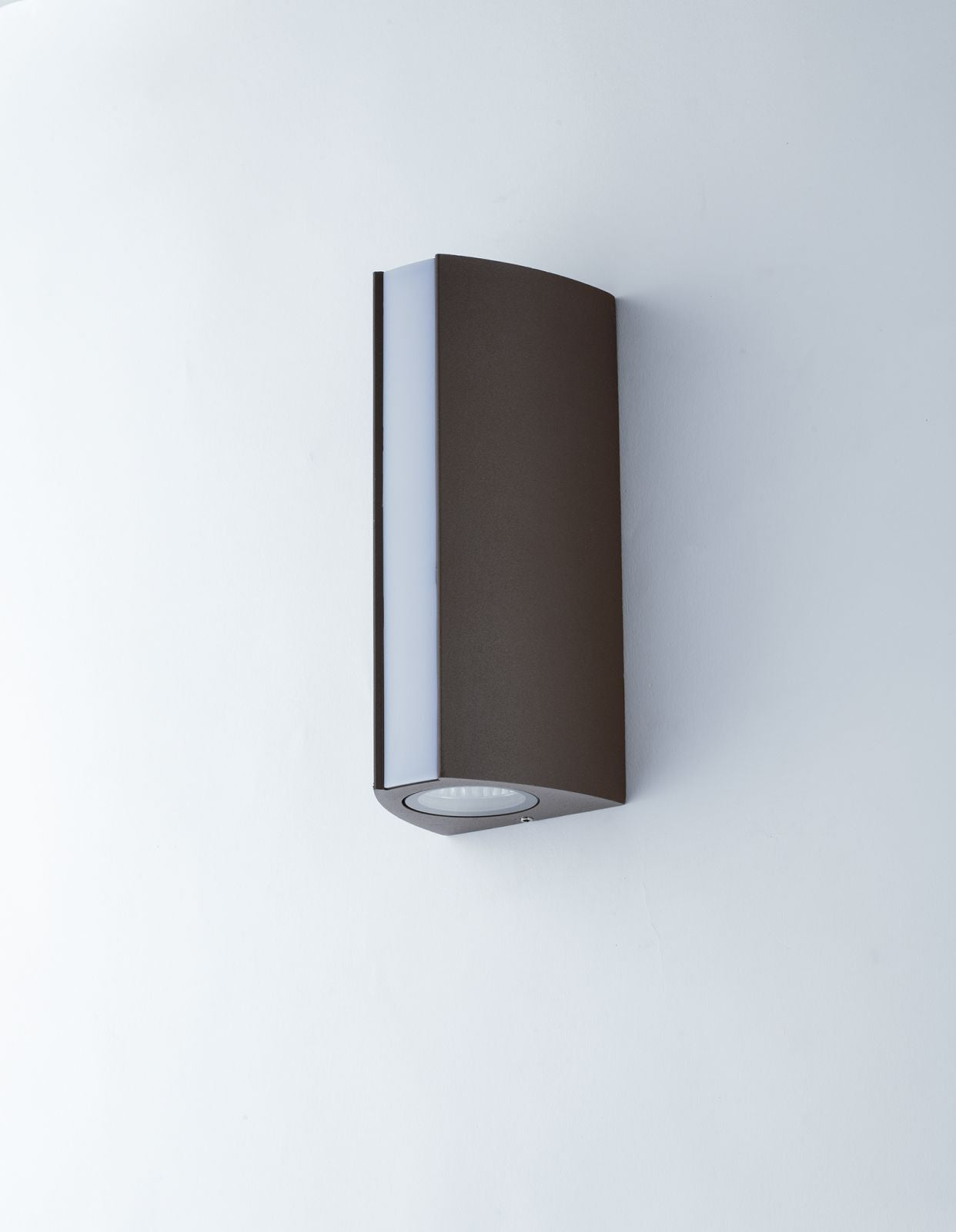 Applique per esterno IP54 in alluminio antracite o corten biemissione + emissione frontale led integrato con regolazione luce 3000-4000°k 14W 1490 lumen RAY Applique per esterno IP54 in alluminio antracite o corten biemissione + emissione frontale led integrato con regolazione luce 3000-4000°k 14W 1490 lumen RAY